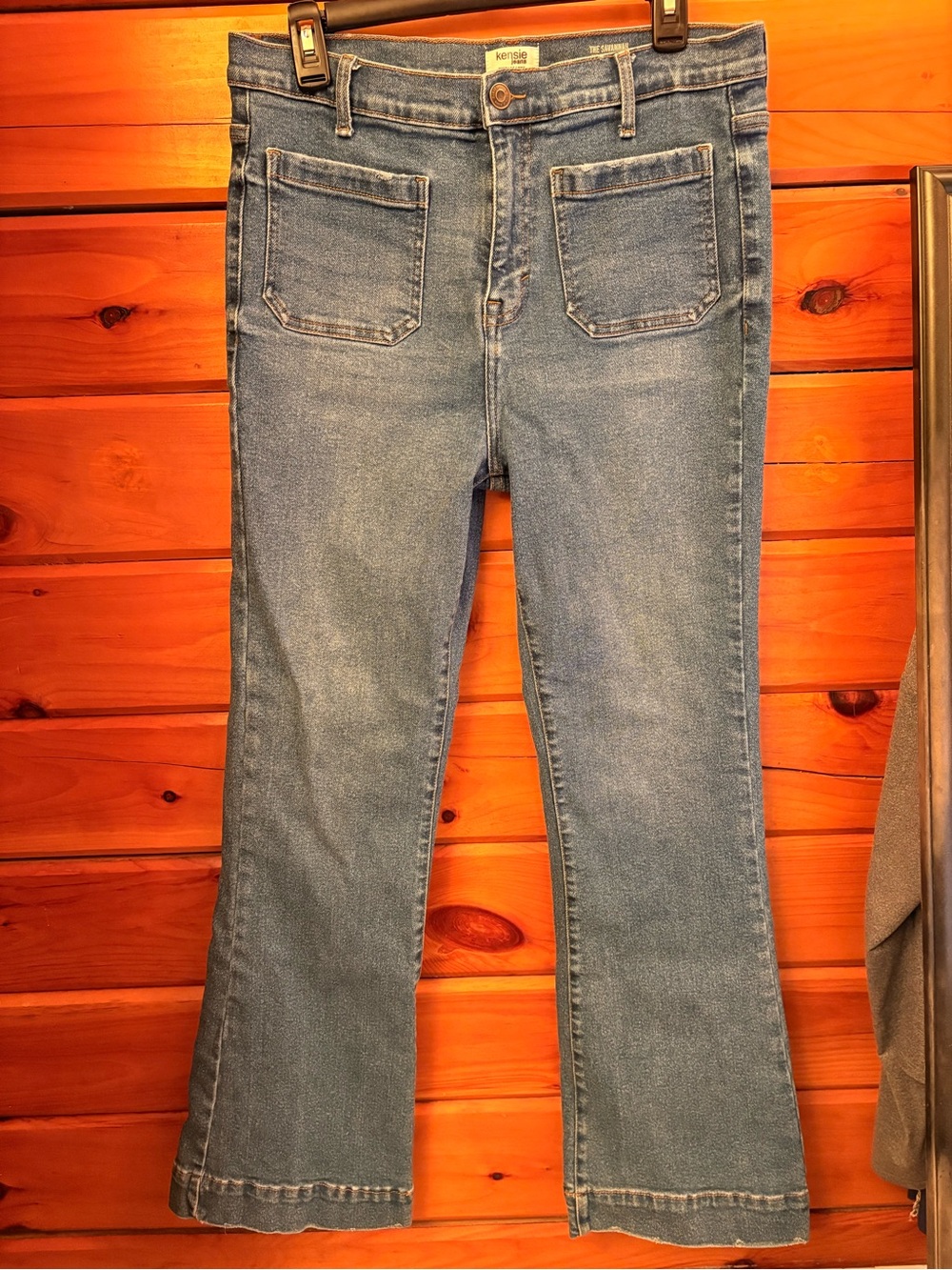 Kensie Highrise Flare Denim Jeans